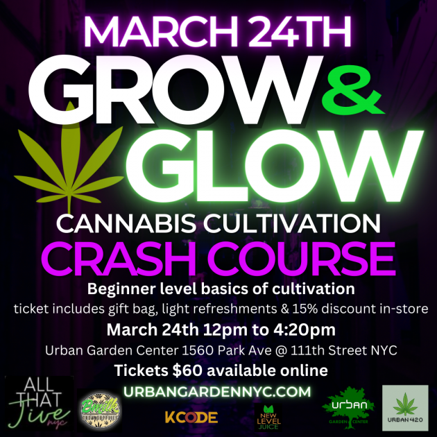GROW and GLOW event MARCH 24th